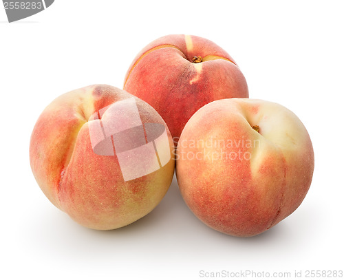 Image of Three beautiful peaches