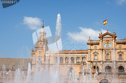 Image of Palacio Espanol, Plaza de Espana in Seville