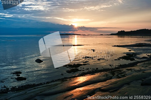 Image of Sea sunset