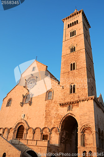 Image of Trani Cathedral at sunset