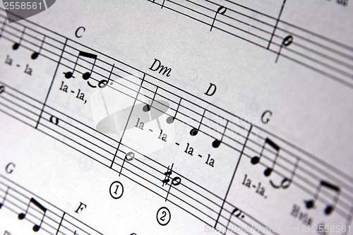 Image of Music notes