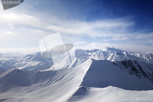 Image of View on off-piste slope