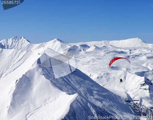 Image of Speed riding in high mountains