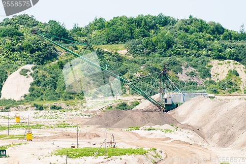 Image of Amber open-cast mining in Yantarny, Russia