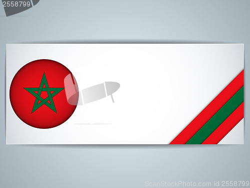 Image of Morocco Country Set of Banners