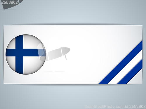 Image of Finland Country Set of Banners