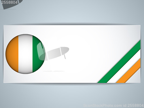 Image of Ireland Country Set of Banners