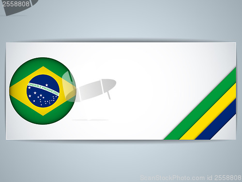 Image of Brazil Country Set of Banners