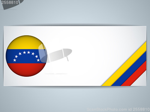 Image of Venezuela Country Set of Banners