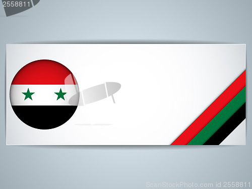 Image of Syria Country Set of Banners