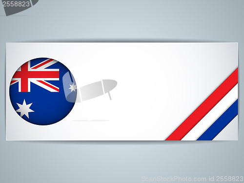 Image of Australia Country Set of Banners