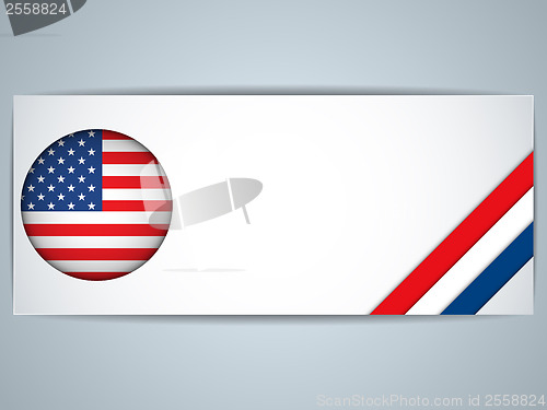 Image of United States Country Set of Banners