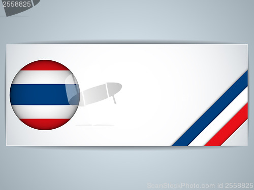 Image of Thailand Country Set of Banners