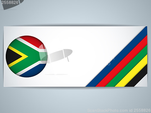 Image of South Africa Country Set of Banners