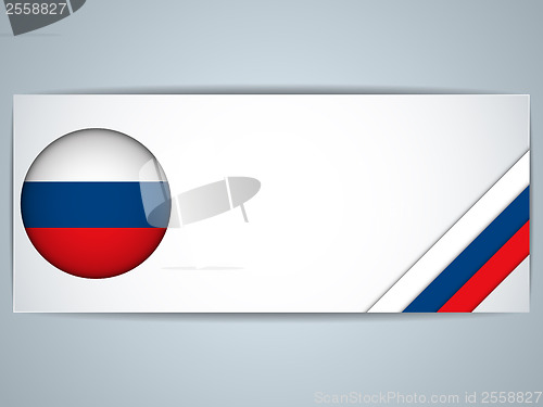 Image of Russia Country Set of Banners