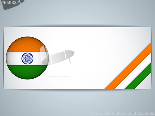 Image of India Country Set of Banners