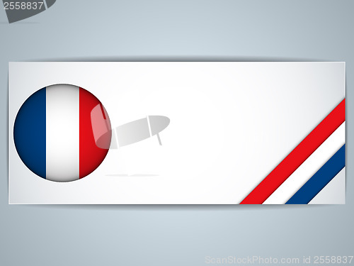 Image of France Country Set of Banners