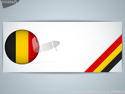 Image of Belgium Country Set of Banners
