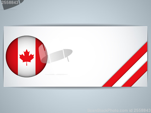 Image of Canada Country Set of Banners