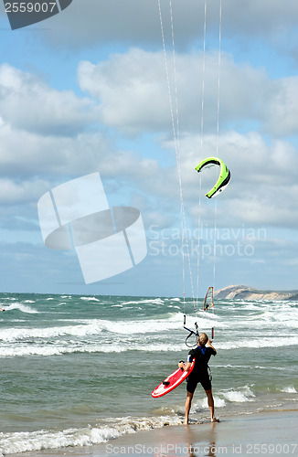 Image of Kite surder in Denmark