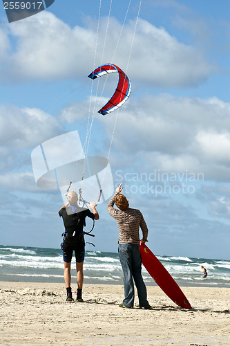 Image of Kite surder in Denmark