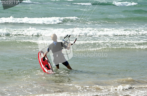 Image of Kite surder in Denmark