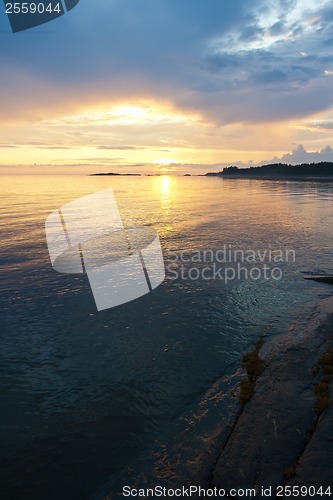 Image of Sea sunset