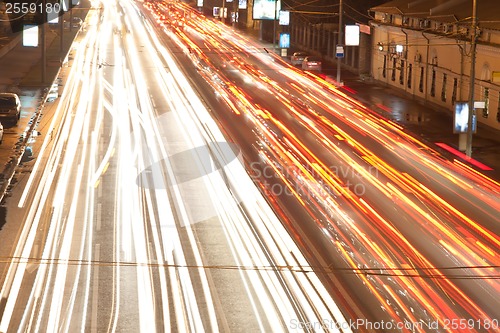 Image of Night road