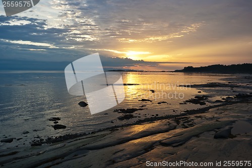 Image of Sea sunset