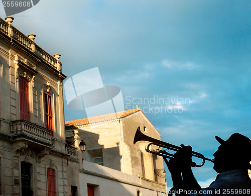 Image of Trumpeter in France