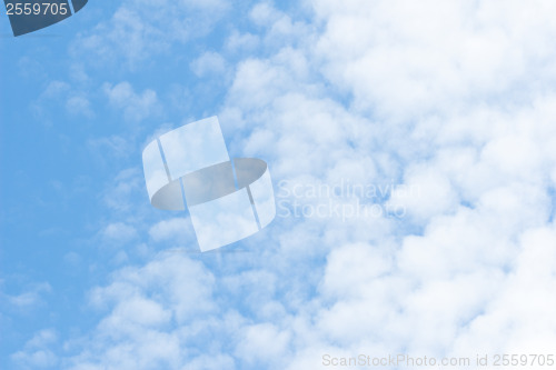 Image of Blue sky and clouds