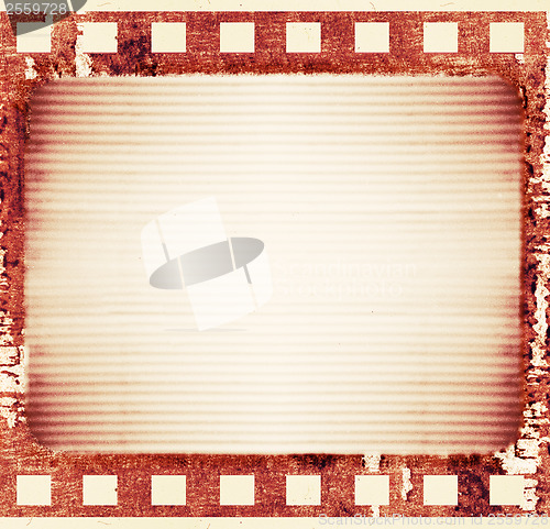 Image of grunge film frame