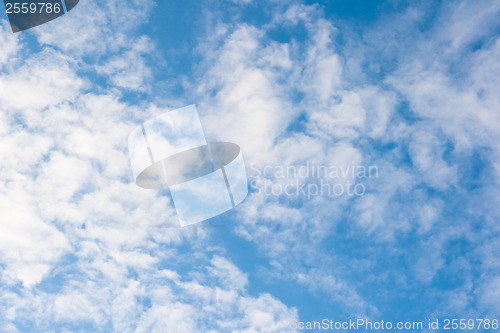 Image of Blue sky and clouds