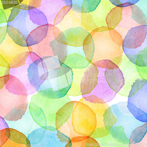 Image of watercolor dots