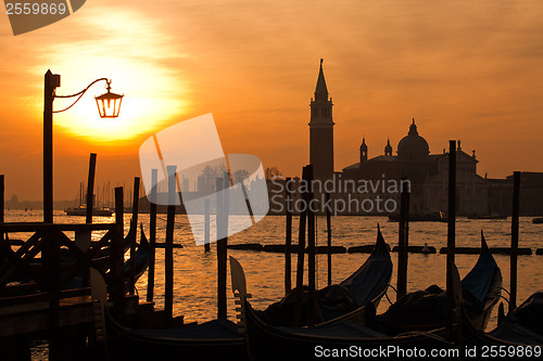 Image of sunrise in Venice