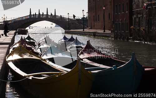 Image of gondolas