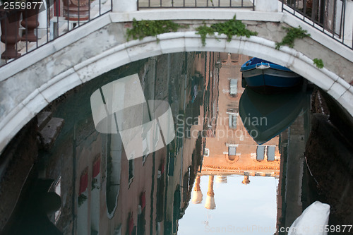 Image of reflection of Venice