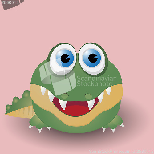 Image of Cute baby crocodile