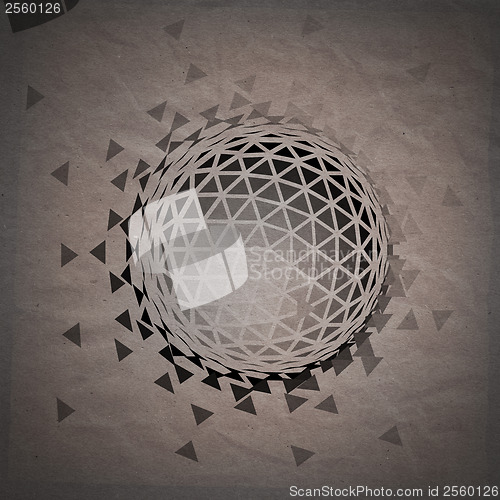 Image of Abstract 3D geometric illustration.