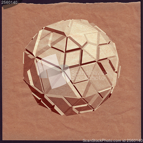 Image of Abstract 3D geometric illustration.