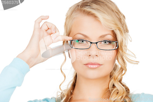 Image of woman with eyeglasses