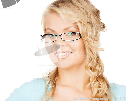 Image of woman with eyeglasses