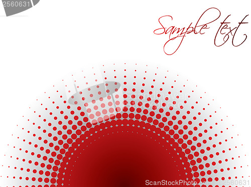 Image of Halftone red background 