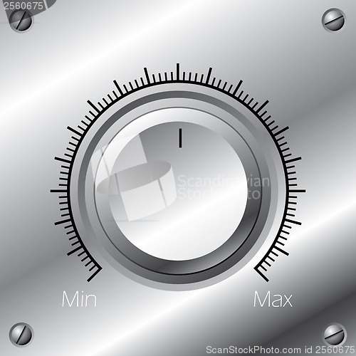 Image of Volume knob with calibration