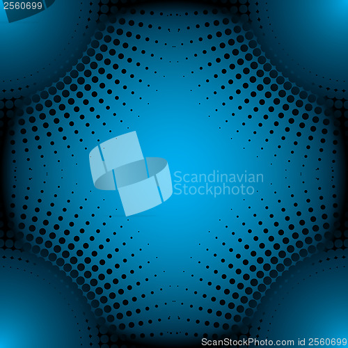 Image of Halftone background blue