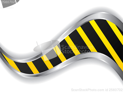 Image of Bent hazard sign design