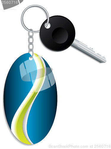 Image of Key and keyholder 