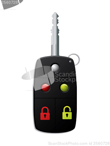 Image of Car key and security remote 2 in 1 