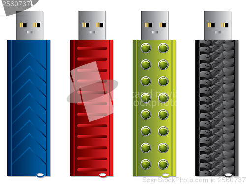 Image of Various USB sticks set 4