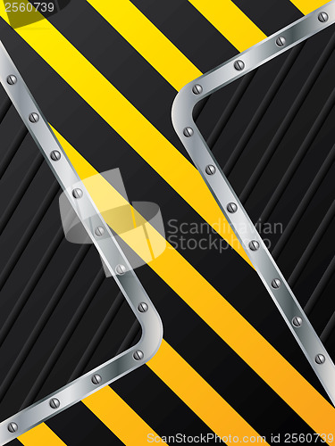 Image of Striped construction backdrop 